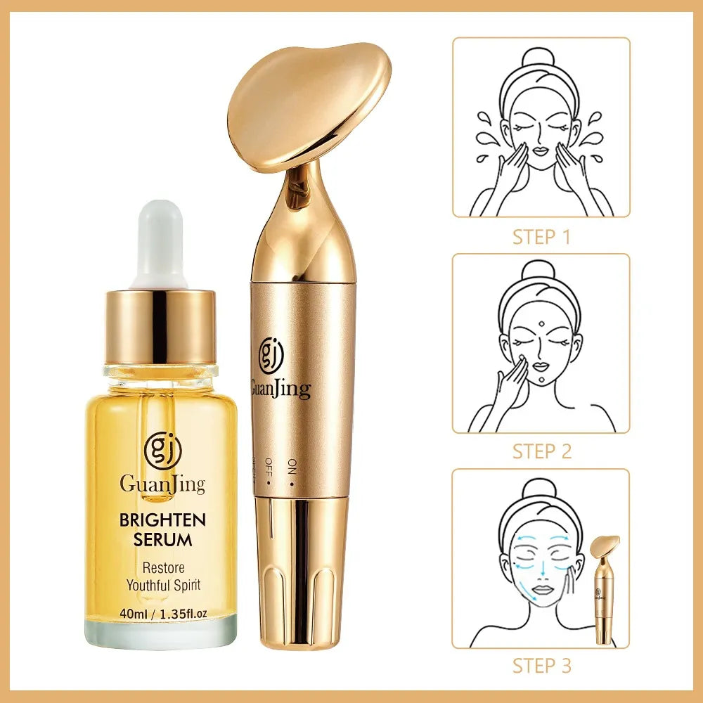 Kit Serum Guanjing+Masajeador Portátil