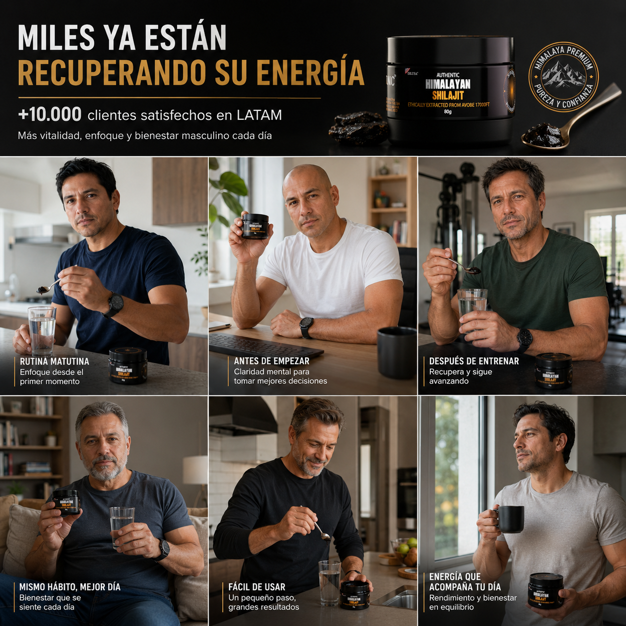 ¡VUELVE A SER TU MISMO! AUTHENTIC HIMLAYAN SHILAJIT - NUTROTONIC™