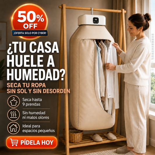 DRYFAST™ TU ROPA SECA INCLUSO EN INVIERNO SIN DESORDEN EN TU CASA!