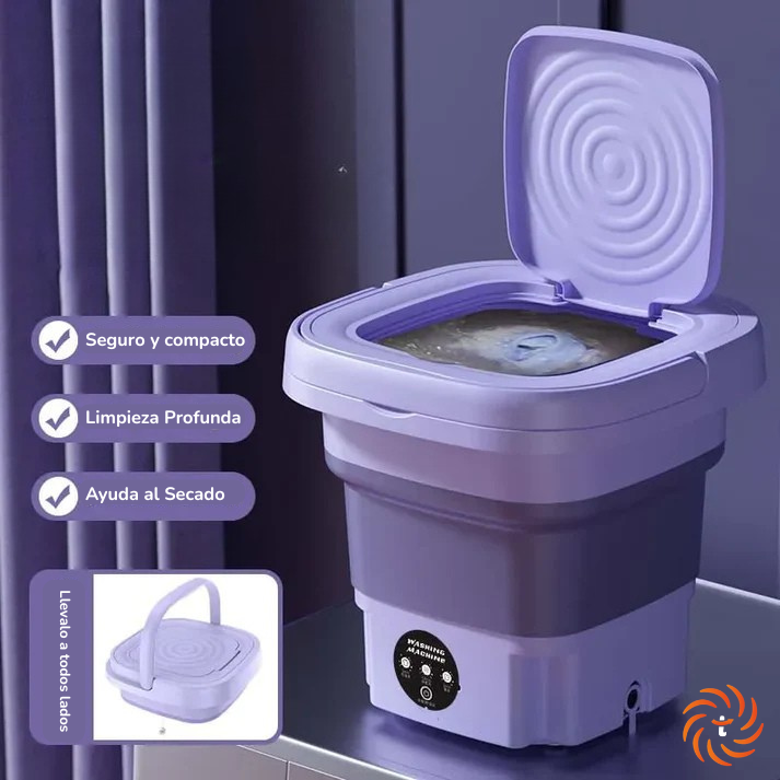 LLEVALA HOY! MINI LAVADORA PORTATIL 2 en 1!